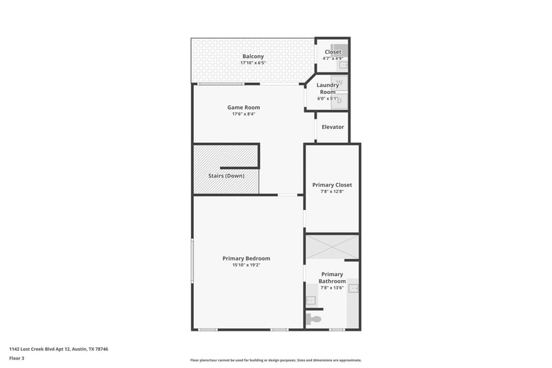 Virtual tour of 1142 Lost Creek BLVD Unit #12