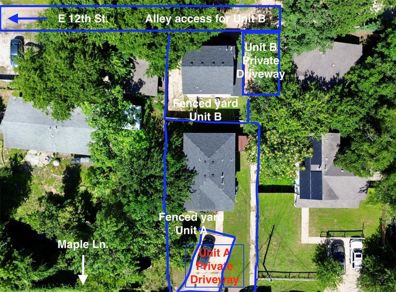 Virtual tour of 1206 Maple Ave Unit #A/B