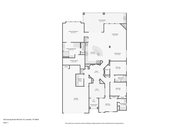 Virtual tour of 14105 Ronald Reagan BLVD Unit #73