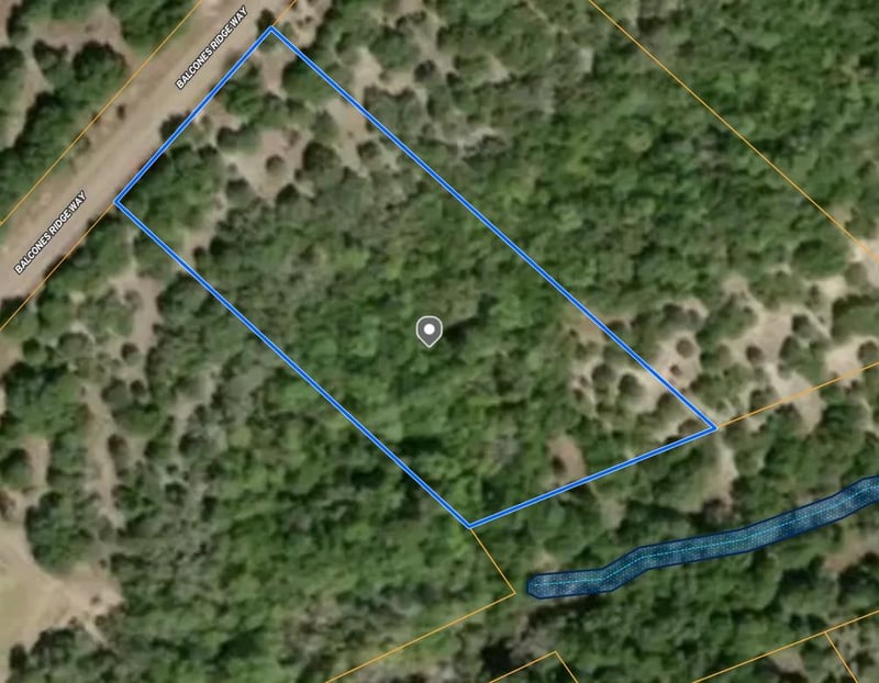 Virtual tour of Lot 53 Balcones Ridge Way